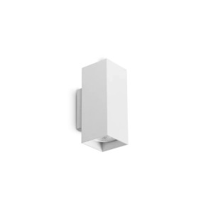 Светильник настенный Ideal Lux Look AP2 Square D60 H150 Белый GU10 370194