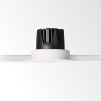 Светильник встраиваемый Ideal Lux Infinity FI Trimless 07W 3000K LED Черный 356129