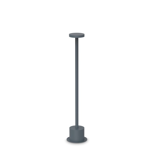 Светильник уличный настольный Ideal Lux Toffee PT D08 H50 Антрацит Аккумулятор 3000К LED 347776