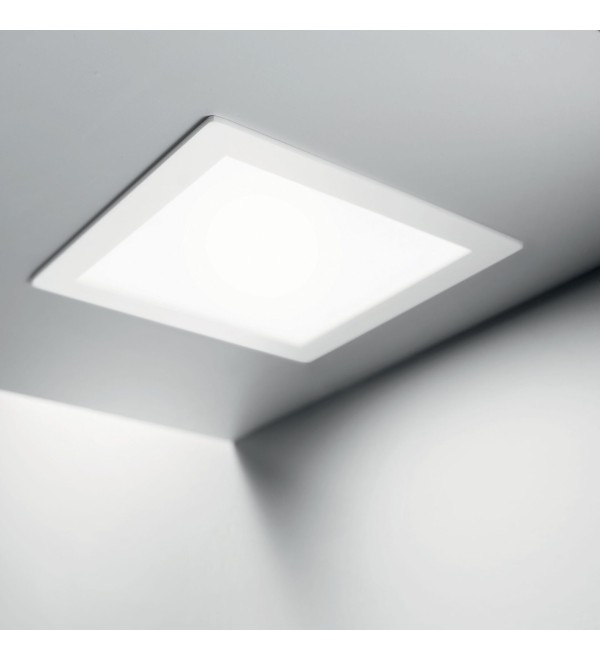 Светильник встраиваемый Ideal Lux Groove FI 20W Square Белый 3000K LED 124001
