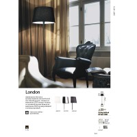 Торшер напольный Ideal Lux London PT1 Белый E27 110233