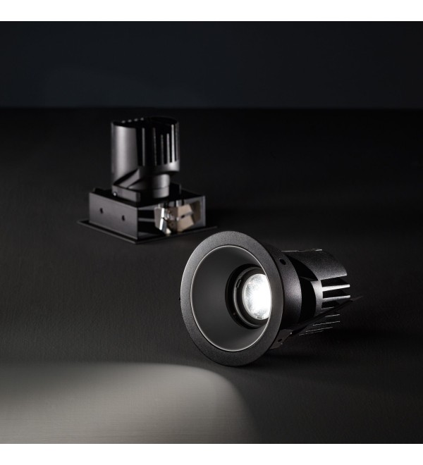 Светильник встраиваемый Ideal Lux Bento Source 09W 3000K LED Черный 279596