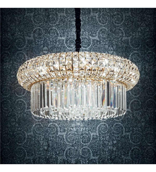 Люстра подвесная Ideal Lux Nabucco SP16 Золотистый E14 237800