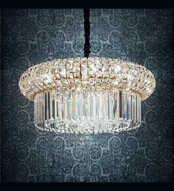 Люстра подвесная Ideal Lux Nabucco SP16 Золотистый E14 237800