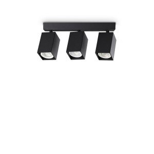 Светильник потолочный Ideal Lux Dynamite PL3 Linear Square Черный GU10 371276