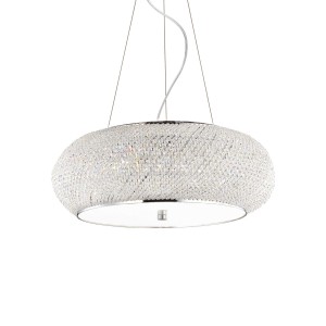 Люстра подвесная Ideal Lux Pasha SP10 Хром E14 082196
