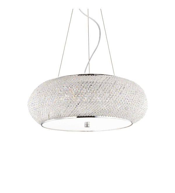 Люстра подвесная Ideal Lux Pasha SP10 Хром E14 082196