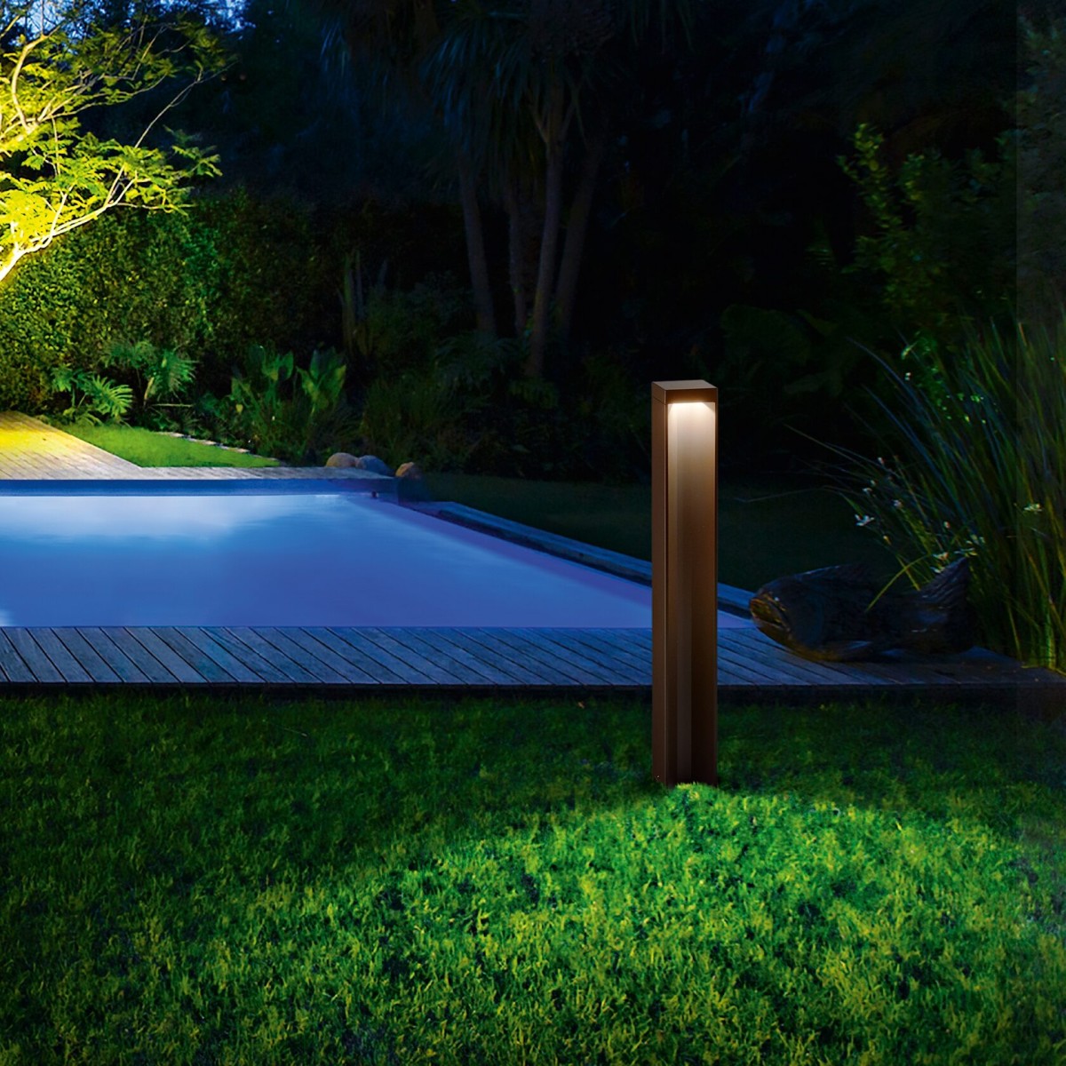 Светильник садово-парковый Ideal Lux Kurt PT 3000K LED Антрацит 306834