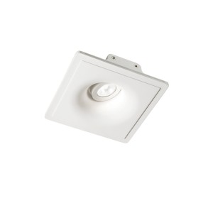 Светильник встраиваемый Ideal Lux Zephyr FI D20 Белый Гипс GU10 155722