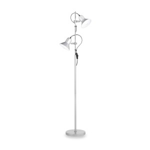 Торшер напольный Ideal Lux Polly PT2 Серебро E27 061115