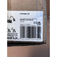 Светильник настенный Ideal Lux Dynamo AP Латунь античная 14000К LED 21352