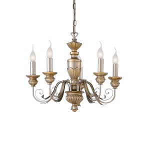 Люстра подвесная Ideal Lux Firenze SP5 Золото E14 020822