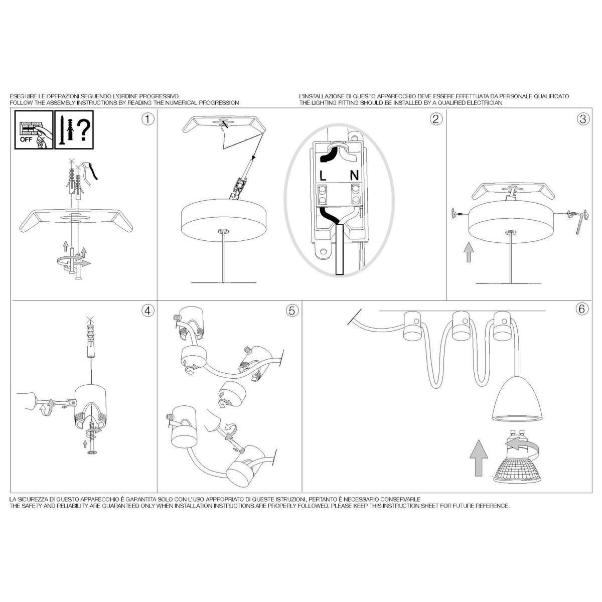 Светильник подвесной Ideal Lux Oil-4 SP1 Цемент E27 110462