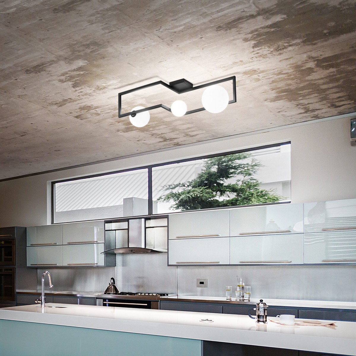 Люстра потолочная Ideal Lux Angolo PL3 Латунь G9 284330