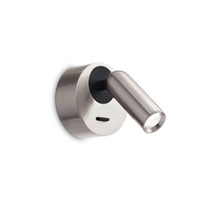 Светильник настенный Ideal Lux Bean AP Round Никель 3000К 260631