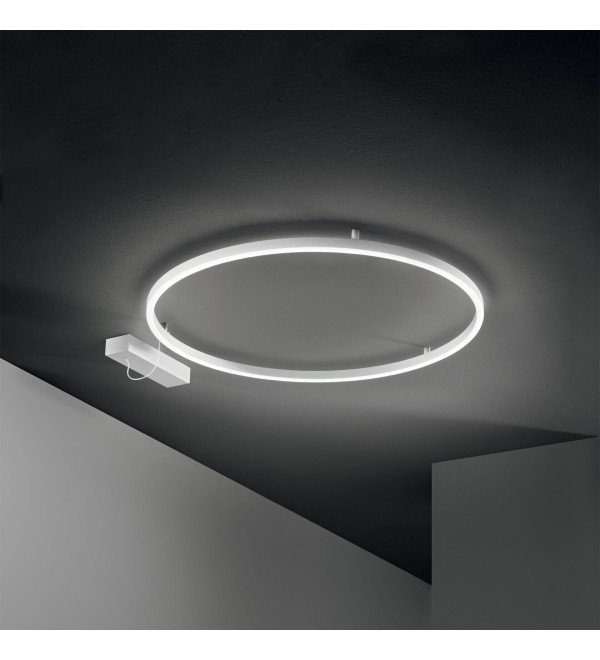 Люстра потолочная Ideal Lux Oracle Slim PL D090 Round Белый 3000К 266015