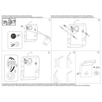 Светильник уличный Ideal Lux Style AP Sensor 4000K LED Антрацит 221519