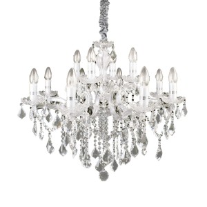 Люстра подвесная Ideal Lux Florian SP12 Хром E14 035604