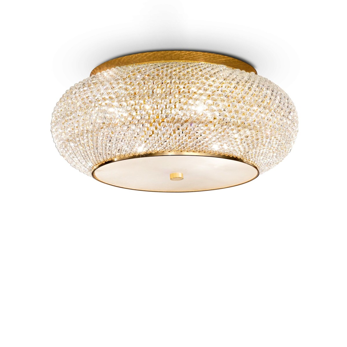 Люстра потолочная Ideal Lux Pasha' PL14 Золото E14 165004