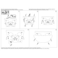 Люстра потолочная Ideal Lux Celine PL4 Белый E27 044293