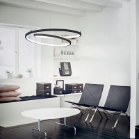 Люстра подвесная Ideal Lux Oz SP D060 DALI 3000K Черный LED 304557