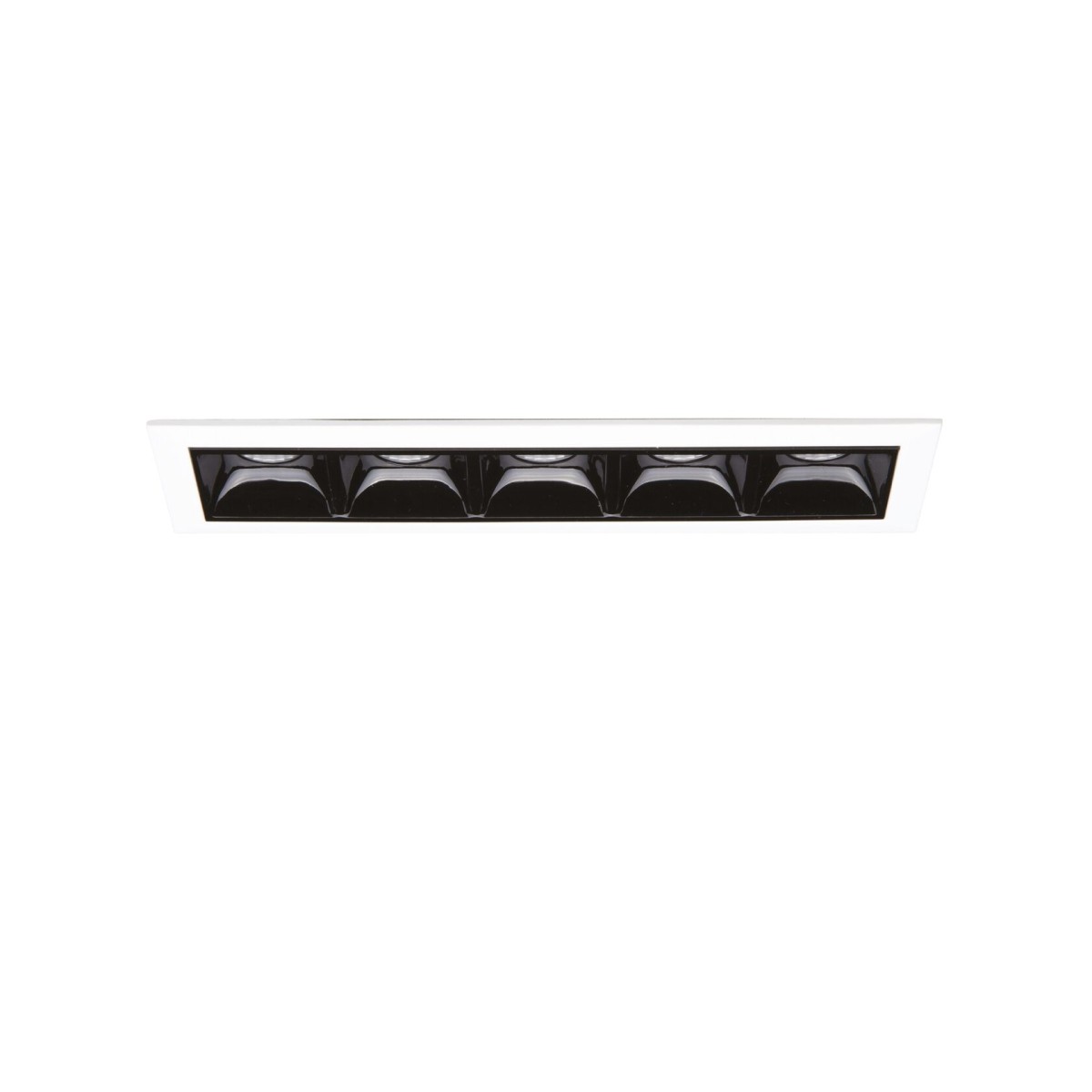 Светильник встраиваемый Ideal Lux Lika FI TRIM 12W 3000K Белый / Черный LED 206219