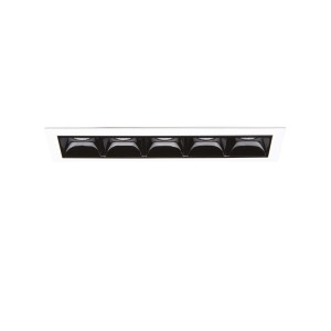 Светильник встраиваемый Ideal Lux Lika FI TRIM 12W 3000K Белый / Черный LED 206219