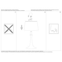 Лампа настольная Ideal Lux London TL1 Small Черный E27 110554