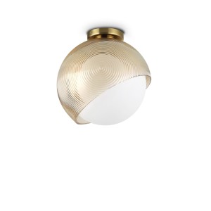 Светильник потолочный Ideal Lux Bloom PL1 D30 Латунь E27 366593