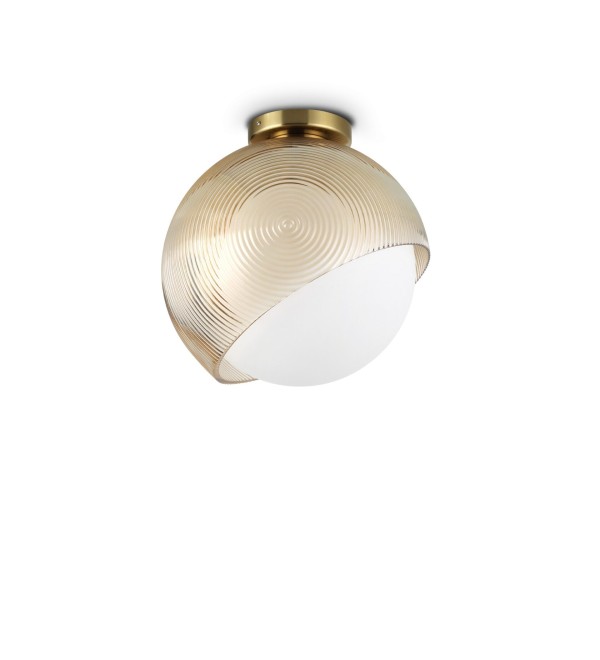Светильник потолочный Ideal Lux Bloom PL1 D30 Латунь E27 366593