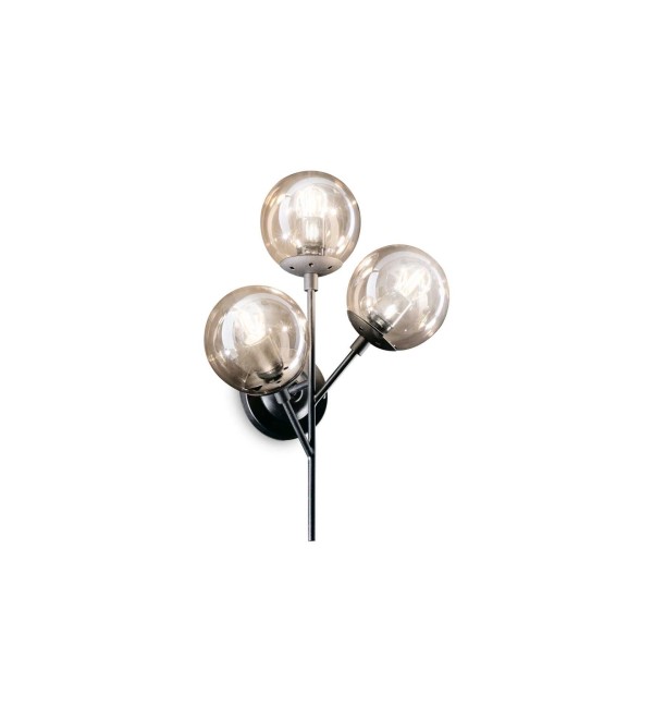 Светильник настенный Бра Ideal Lux Kepler AP3 Черный E27 187006