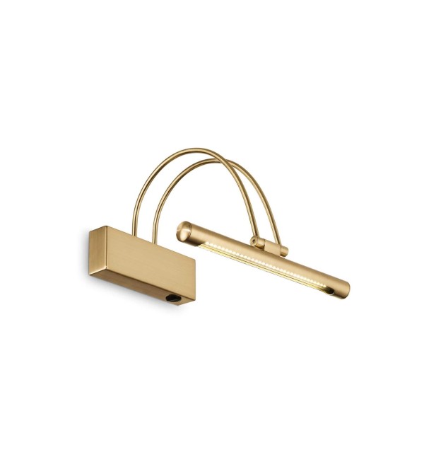 Светильник настенный Ideal Lux Bow AP D26 Латунь LED 3000К 121154