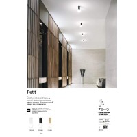Светильник потолочный Ideal Lux Petit PL1 Латунь E27 233031