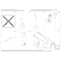 Торшер напольный Ideal Lux Newton PT1 Черный E27 003528