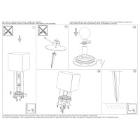 Светильник уличный Ideal Lux Luna PT1 D40 Опал Штырь Штепсель E27 115443