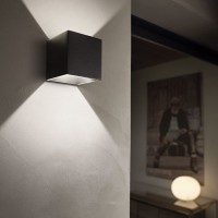 Светильник уличный настенный Ideal Lux Rubik AP Антрацит 3000К LED 247083