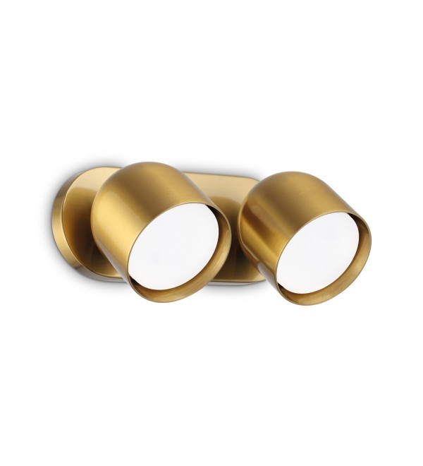 Светильник настенный Ideal Lux Dodo AP2 Латунь GX53 327921