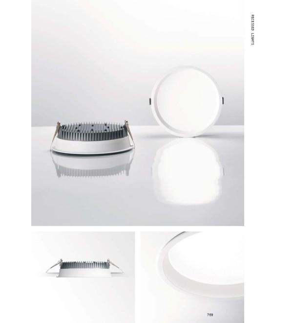 Светильник встраиваемый Ideal Lux DEEP FI 10Вт 4000К LED 230В Белый 249025