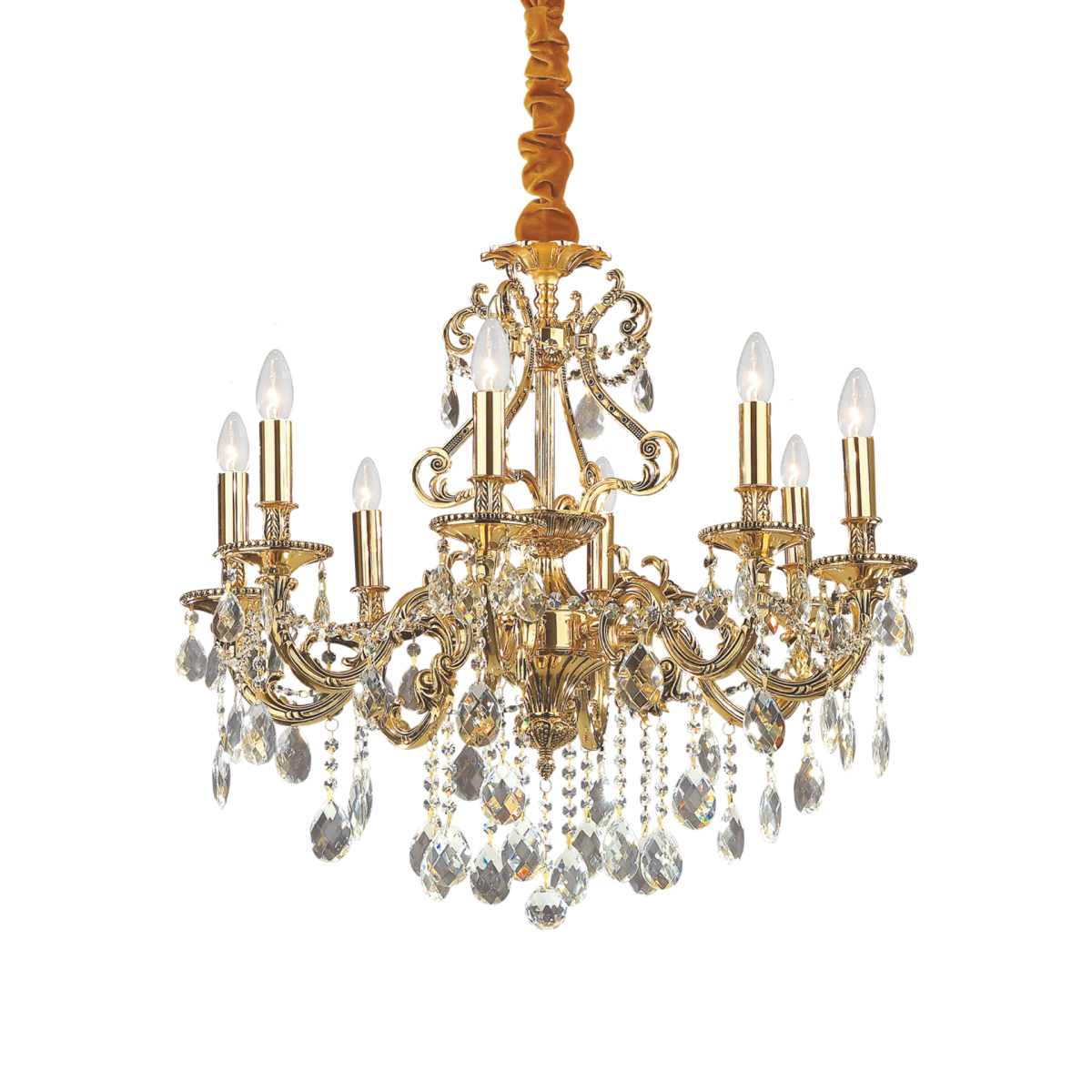 Светильник настенный Ideal Lux Gioconda AP2 Золото E14 060491