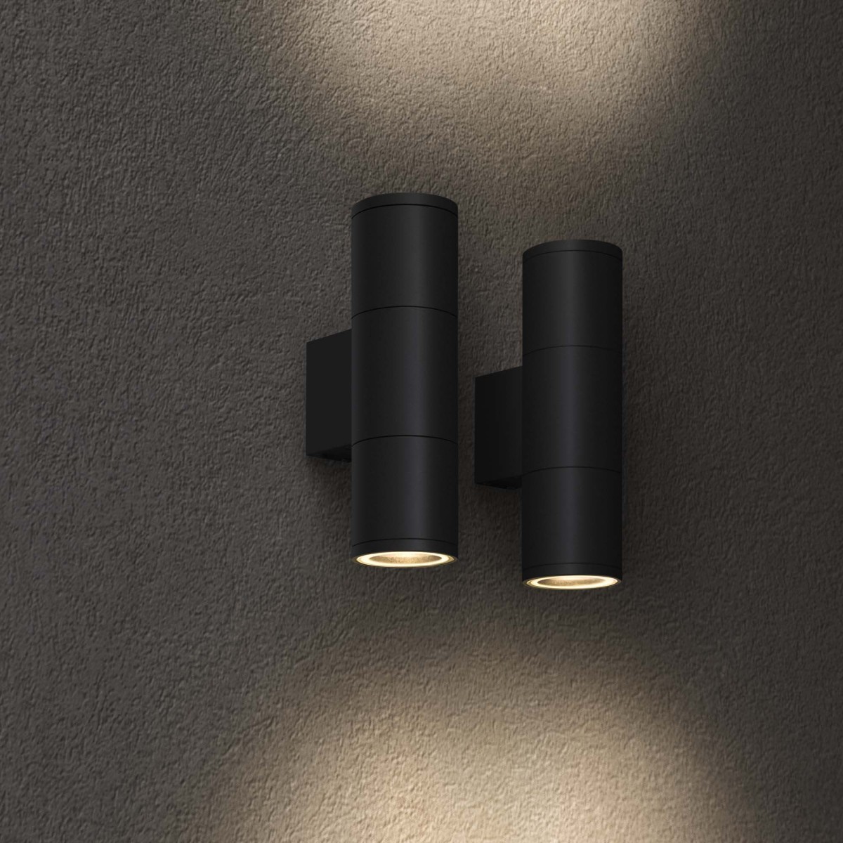 Светильник уличный Ideal Lux Gun AP2 Big Антрацит E27 236858