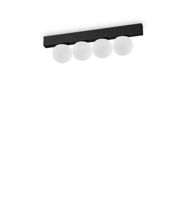 Светильник потолочный Ideal Lux Binomio LED PL4 Черный 3000К LED 313283