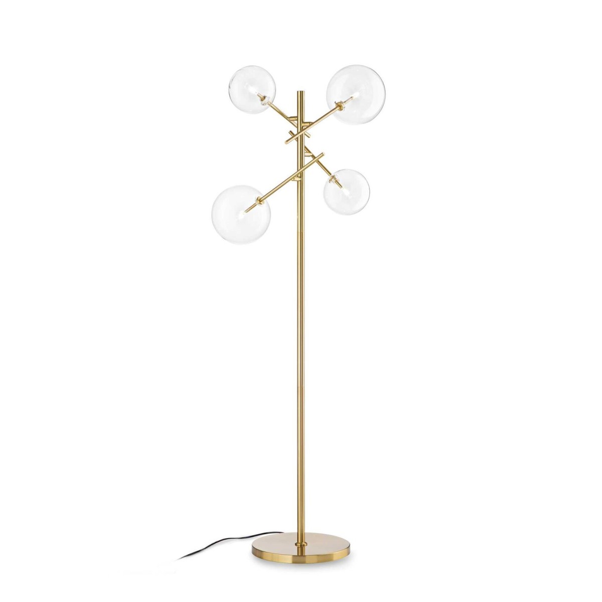 Торшер напольный Ideal Lux Equinoxe PT4 G4 Латунь 290966