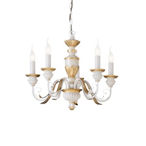 Люстра подвесная Ideal Lux Firenze SP5 Белый E14 012865