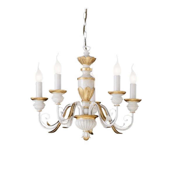 Люстра подвесная Ideal Lux Firenze SP5 Белый E14 012865