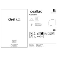 Торшер напольный Ideal Lux Comet PT Черный LED 304168