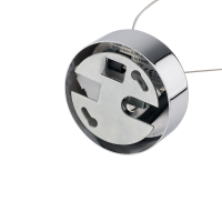 Светильник подвесной Ideal Lux Nemo SP1 D30 Хром размытый E27 149592