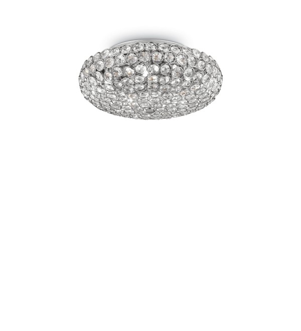 Люстра потолочная Ideal Lux King PL5 Хром G9 075419