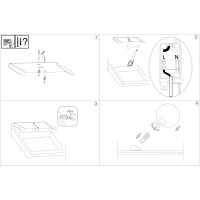 Люстра потолочная Ideal Lux Angolo PL3 Черный G9 284286