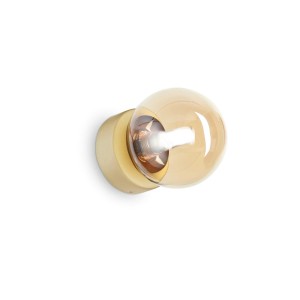 Светильник настенный Ideal Lux Perlage AP1 Янтарь G9 317809