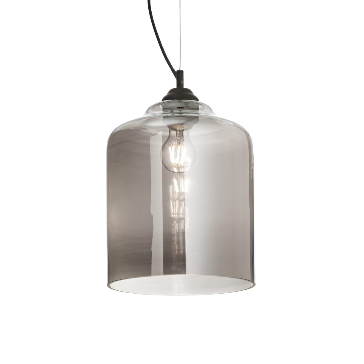 Светильник подвесной Ideal Lux Bistro' SP1 Square E27 Серый 112312